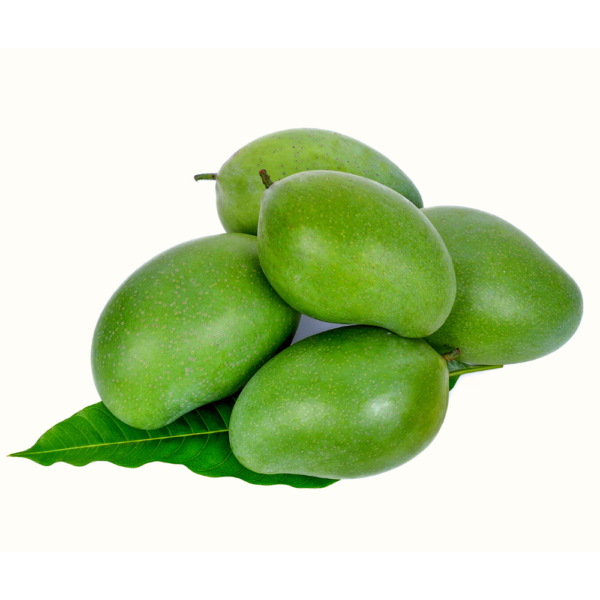 Fresh green raw mango